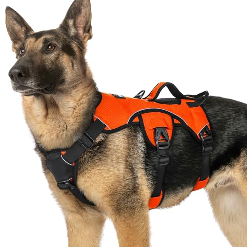 Escape Proof Dog Harness for X (Orange / X-Large)