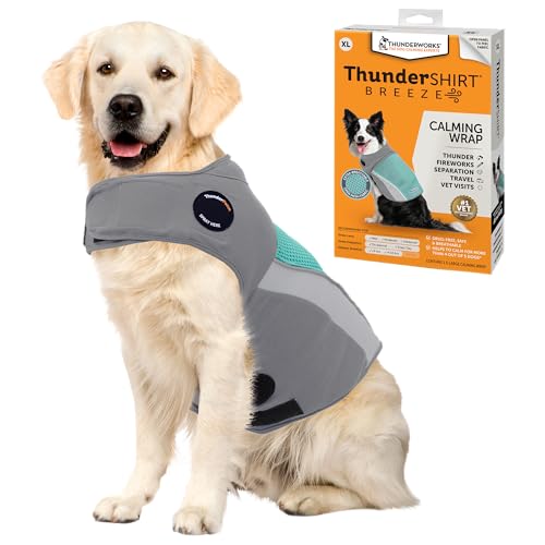 Breeze for Dogs Calming Anxiety Vest (Aqua / X-Large)