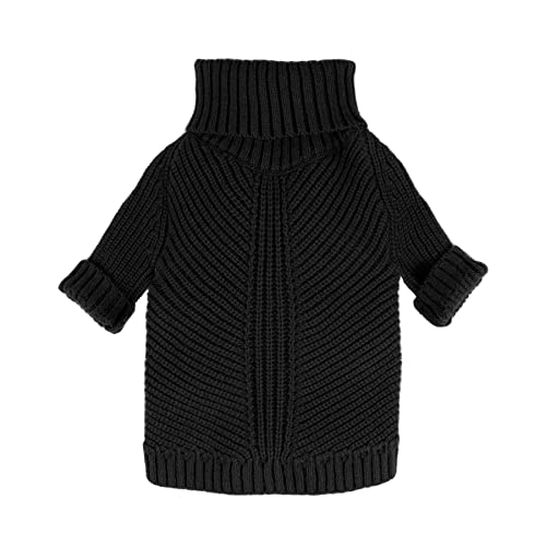 Dog Turtleneck Sweater (X-Large / Black)
