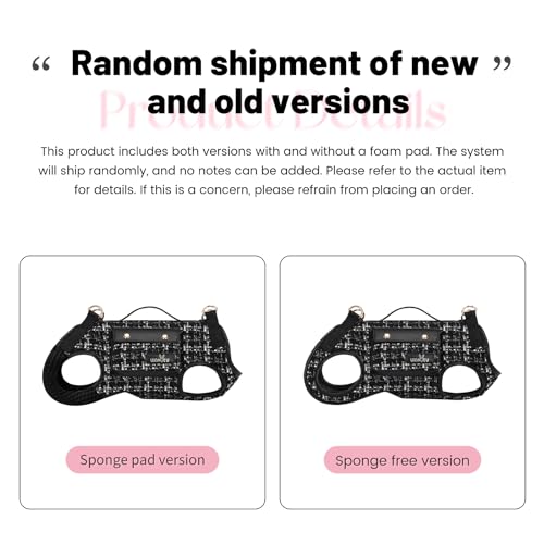 Dog Lift Harness Dog Carrier Sling for Small Dogs & Cats (X-Small(2-5 LBS) / 2.0 Black)