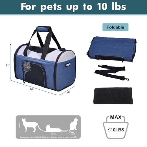 Airline Approved Soft (16.0"L x 10.0"W x 11.0"H / Blue Gray)