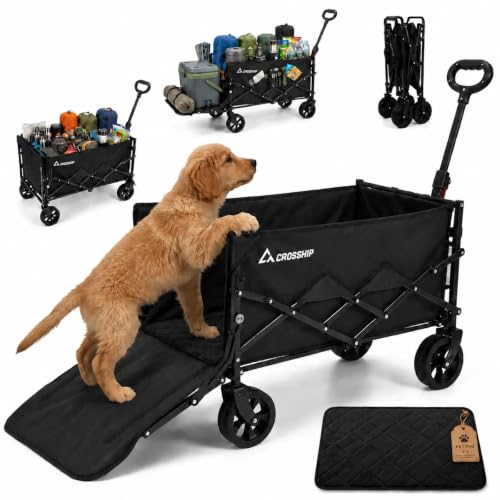 Folding Pet Wagon for Dogs (Large)