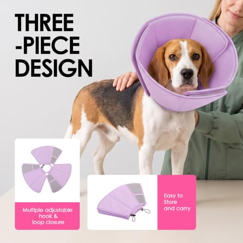 Soft Dog Cone (Purple / Large)