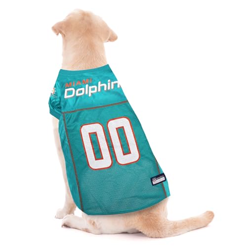 NFL Miami Dolphins Dog Jersey (Miami Dolphins / Medium)