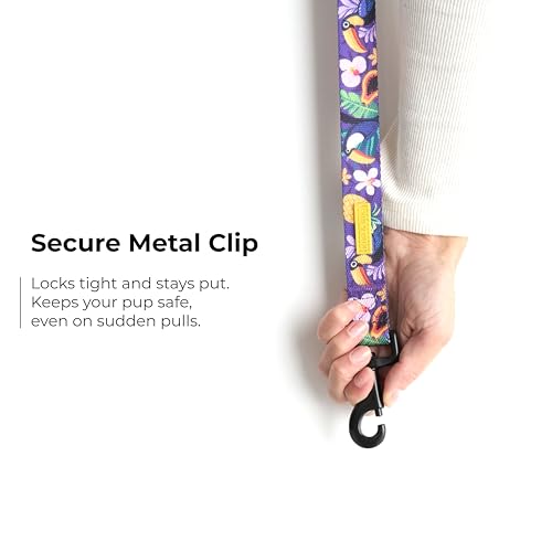 Dog Car Seat Belt (Violet (Tropical Vibes))