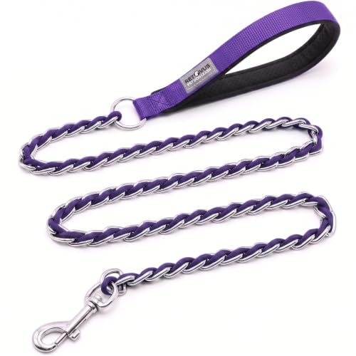 Chain Dog Leash (purple / 7.25FT(80-200lb))