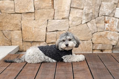 CozyChic® Ribbed Pet Sweater (X-Large / Heathered Carbon-Black)