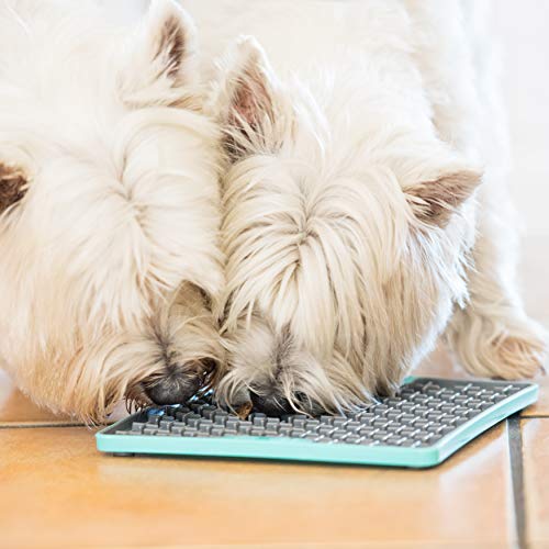 Tuff Buddy Slow Feeder Lick Mat for Dogs (Turquoise)