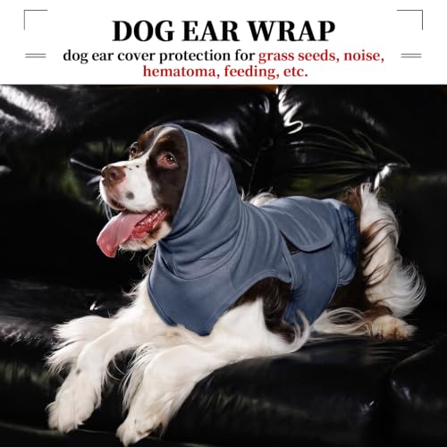 Calming Hoodie for Dogs (M / Blue)
