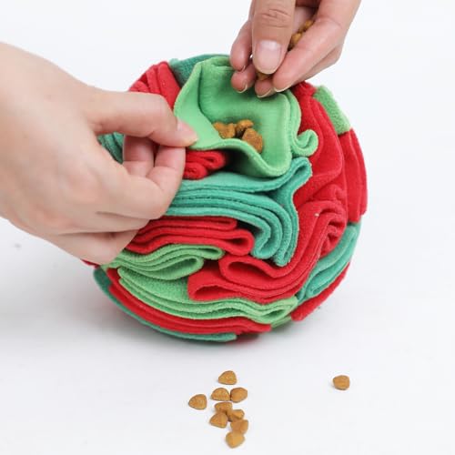 Snuffle Ball for Dogs (Christmas Ball / Small)