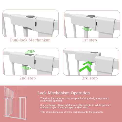 54" Extra Tall Cat Gate (White / M30-7+14)