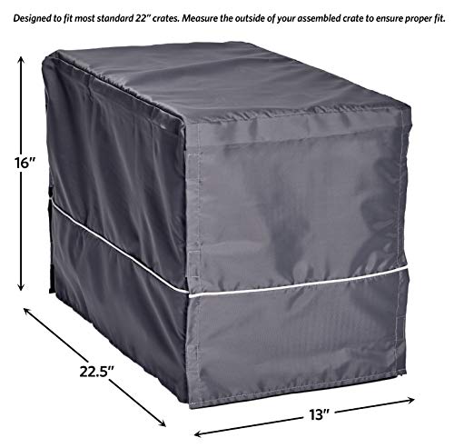 Midwest Homes for Pets XS Dog Crate Cover (Gray / 22 Inch)