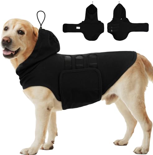 Dog Anxiety Calming Vest (Black / X-Large)
