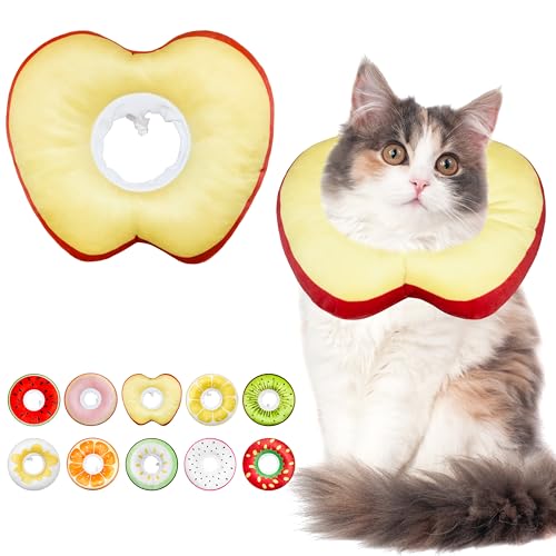 Cat Cone Collar Soft (Apple / Large)