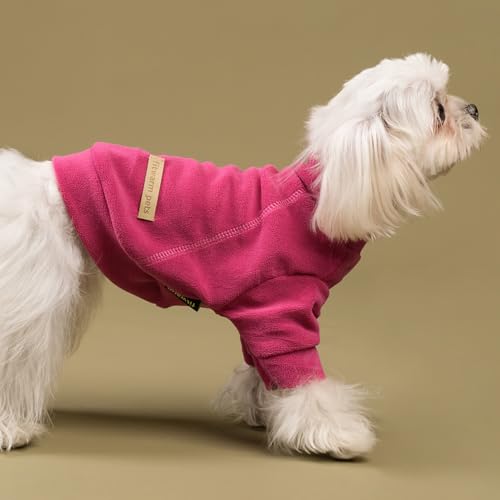 Classic Fleece Dog Sweater (X-Small / Pink-Rose-Baby Pink)