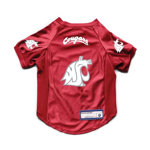 NCAA Washington State Cougars Stretch Pet Jersey (Washington State Cougars / X-Small)