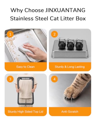 XL Cat Litter Box (Dark Gray)