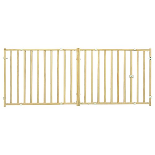 Extra Wide Swing Pet Safety Gate (Wood / Extra Wide)
