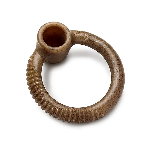 Ring Dog Chew Toy for Aggressive Chewers (REAL Bacon / Large)