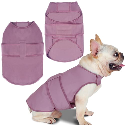 Dog Anxiety Vest Calming Jacket for Small Medium Large Dogs (Purpink / Large)