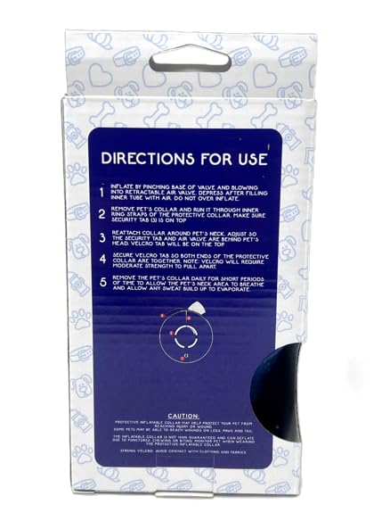 Calm Paws Protective Inflatable Collar Medium w (Medium)
