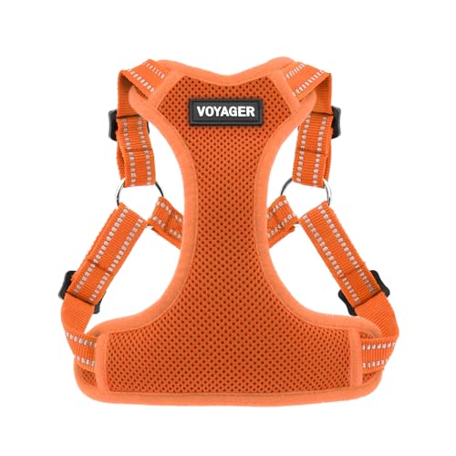 Voyager Step in Flex Adjustable Dog Harness (Harness (Orange) / XL)