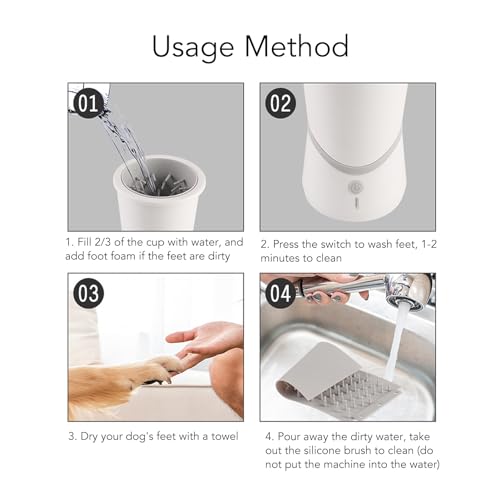 Automatic Dog Paw Cleaner
