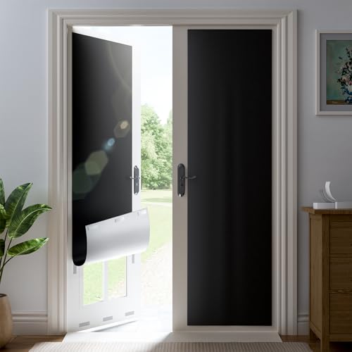 100% Blackout Curtains for Bedroom (Black / 56"W x 84"L (Pack of 1))
