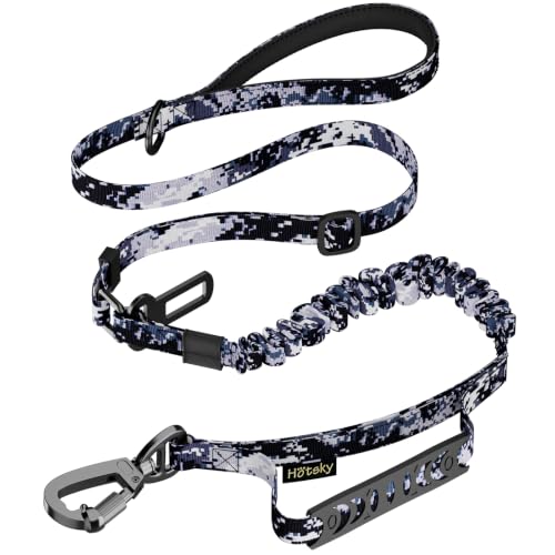Tactical Bungee Shock Absorbing No Pull Strong Dog Leash (ACU)