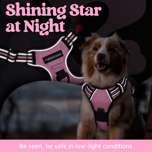 Dog Harness Medium Sized (Light Pink / Medium)