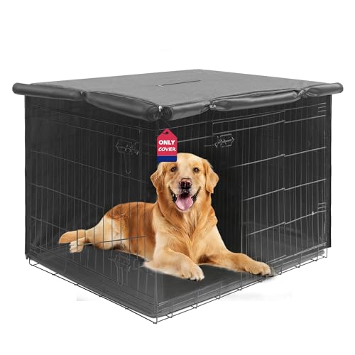 42 Inch Dog Crate Cover (42.0"L x 28.0"W x 30.0"H / Minimalist Gray)