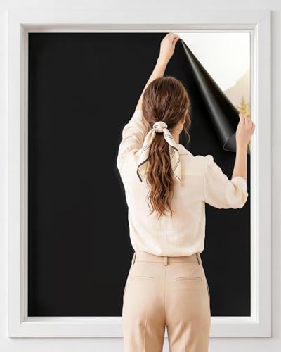Portable Blackout Curtains (Black / 57"W × 157"H)