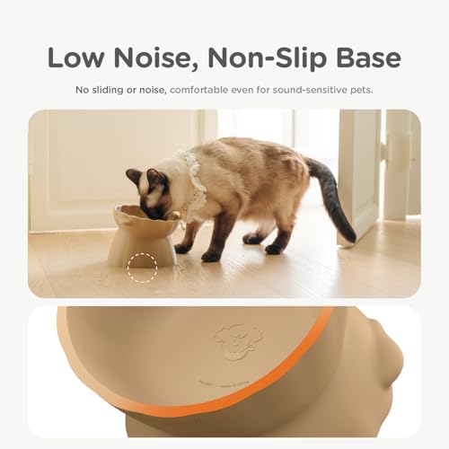 Elevated Dog Bowls (Brown)