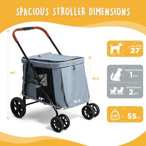 Scout Pet Stroller (Grey)