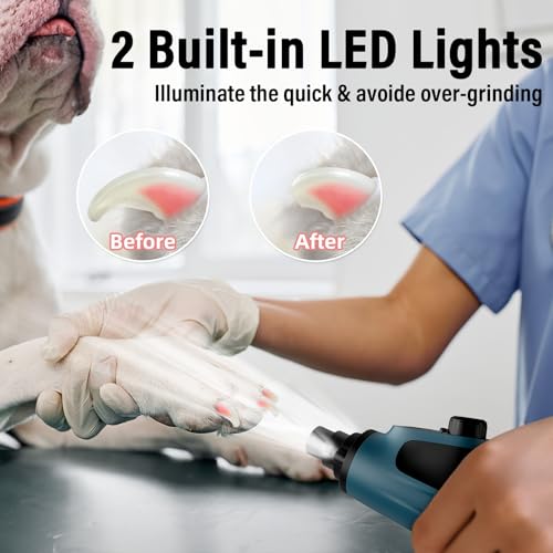 Smart 6 Speed Dog Nail Grinder (Dark Blue)