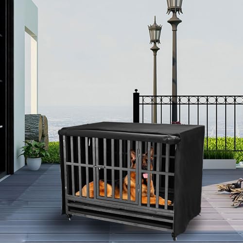 38 inch Heavy Duty Dog Crate Cover Durable 600D Oxford Fabric (38 inch(38.2L x 26.4W x 28.4H inch))