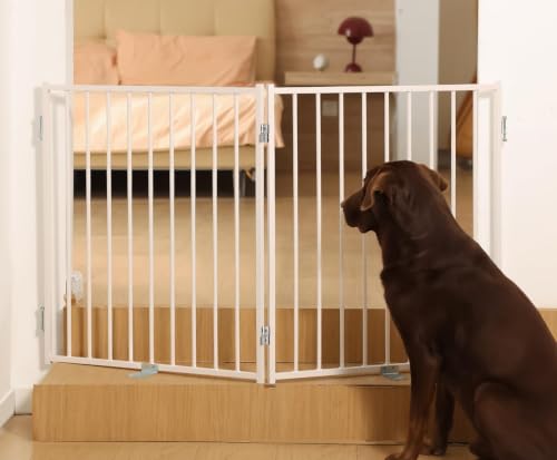 Full Metal Dog Gate Extension (White / 【2 Panels】52"W×30"H)