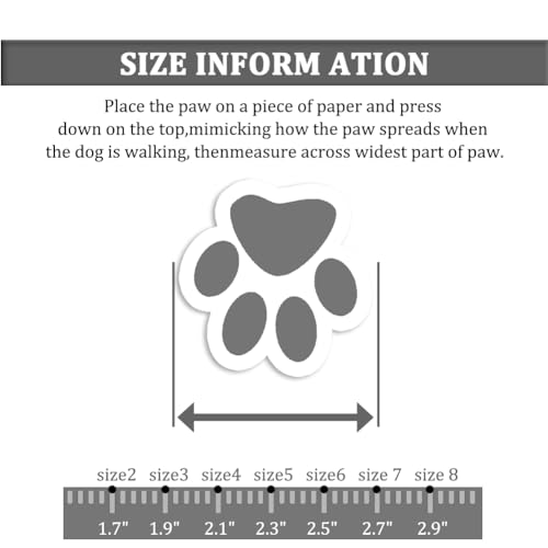 Dog Boots & Paw Protectors Non (Size 7: （3.1''x2.7'')(L*W) for 66-90 lbs / Black)