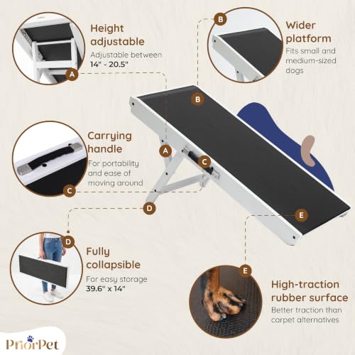 Dog Ramp for Couch (White)