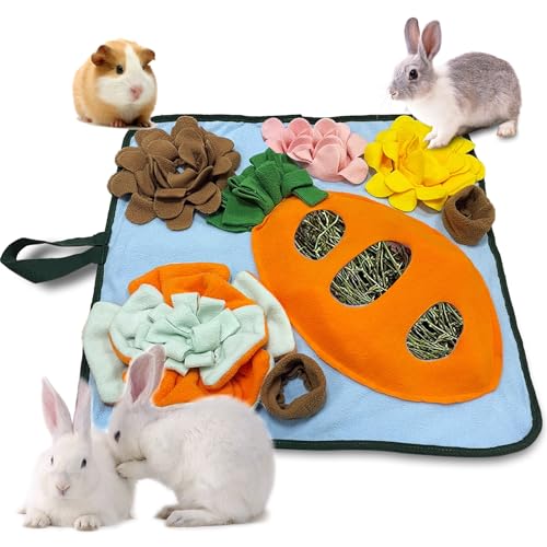 Rabbit Foraging Mat Hay Feeder Toys (Size M: 50*50cm)