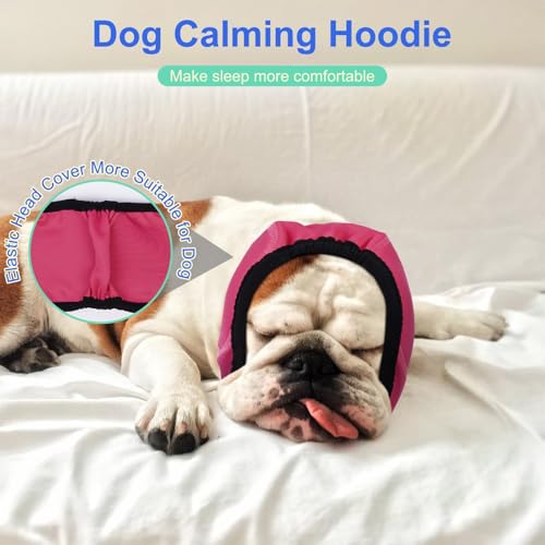 Dog Calming Hoodie (M / Fuchsia)