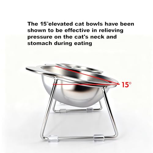 3 Pack 15° Tilted Cat & Dog Bowls (3 Pack)