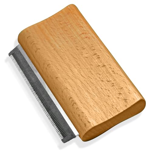 JoPets Professional Wood Deshedding & Undercoat shedding brush for Dogs