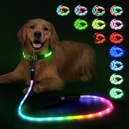 7Ft Light Up Dog Leash (7Ft)