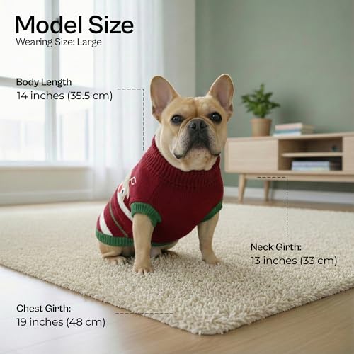 Dog Sweaters Pull Over (XL / Reindeer)