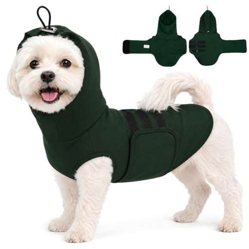 Dog Calming Vest (Dark Green / Small)