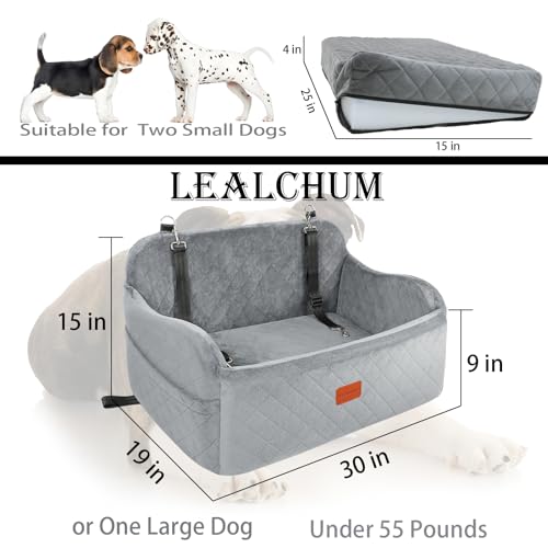 Dog Car Seat for Medium Sized Dog (Grey / Large)