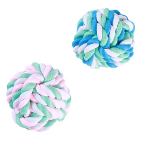 Dog Ball Braided Dog Rope Ball (Pastel Rope Ball)