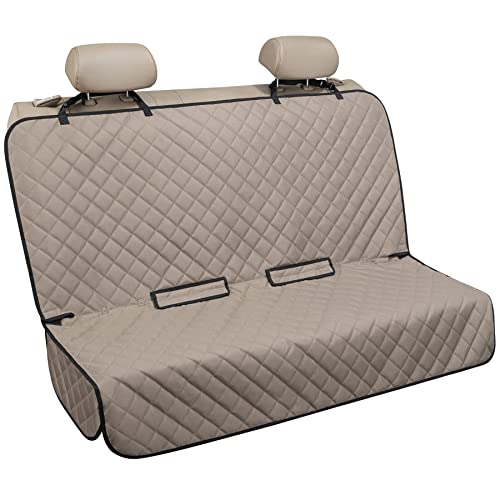 Bench Car Seat Cover Protector (49" L × 56" W / KHAKI)