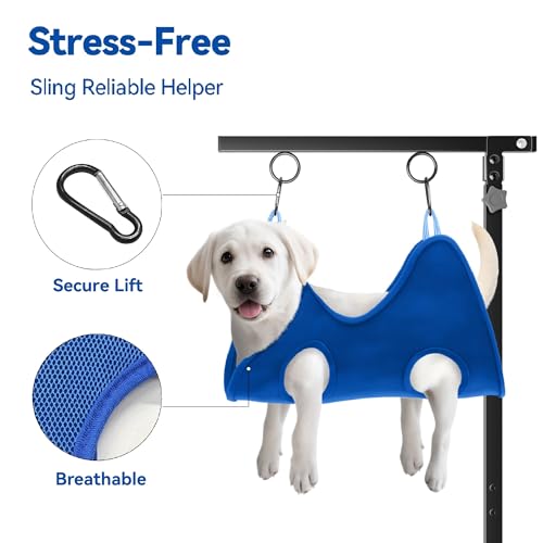 Adjustable Foldable Dog Grooming Arm with Heavy